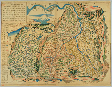 甲斐国絵図(0400180469-001)