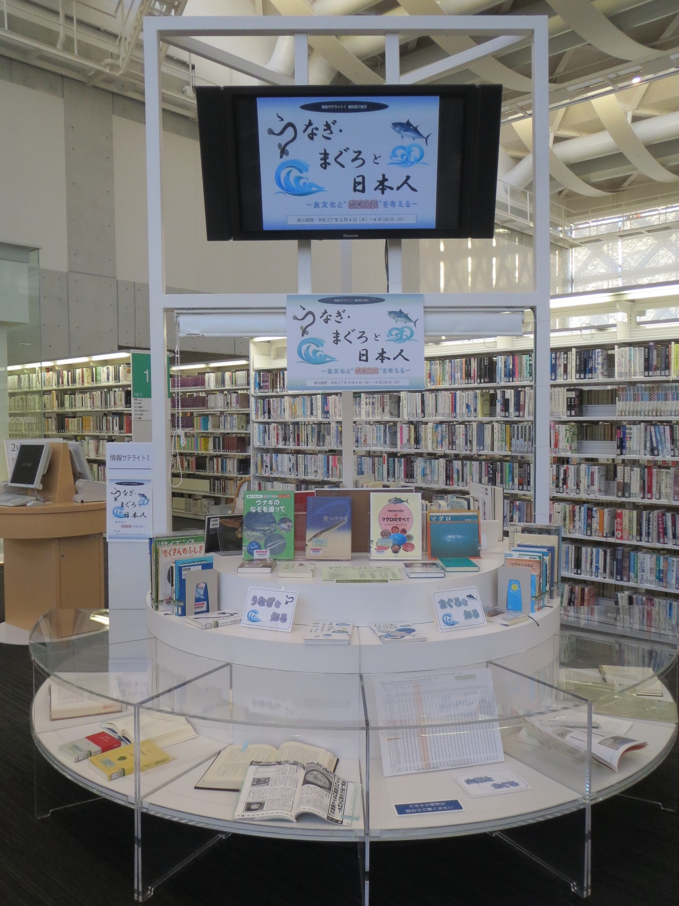 展示風景「うなぎまぐろと日本人」